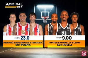 AdmiralBet specijal - Odigraj na Zvezdin ili Partizanov trio!